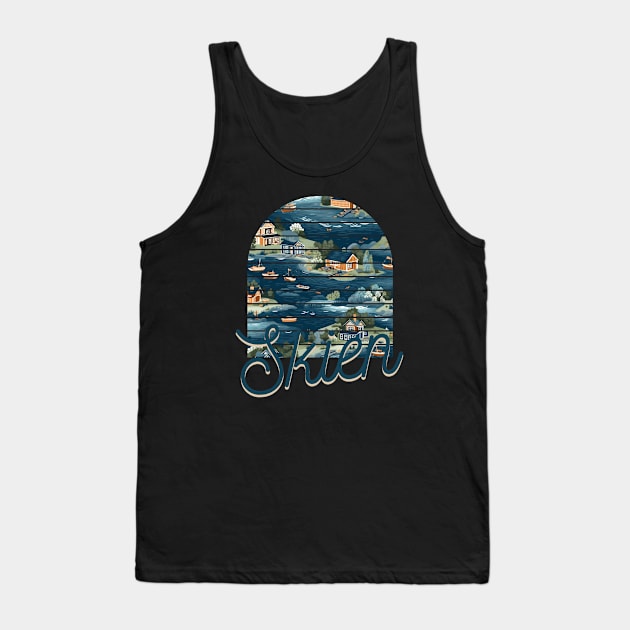 Skien - Norwegian Tank Top by letrirs